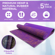 Eco Hemp Yoga Mat
